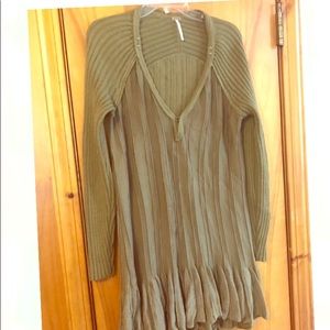Women s free people tunic/sweater dress